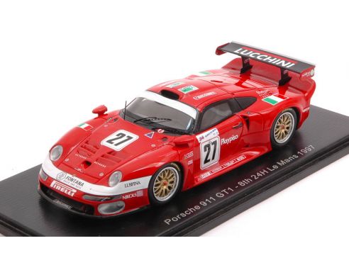 SPARK MODEL S5604 PORSCHE 911 GT1 N.27 8th LM1997 PESCATORI-MARTINI-HERRMANN 1:43 Modellino