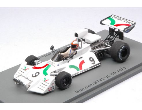 SPARK MODEL S7094 BRABHAM BT42 JOHN WATSON 1973 N.9 US GP 1:43 Modellino