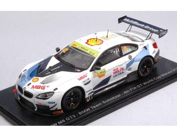 SPARK MODEL SA212 BMW M6 GT3 N.42 FIA GT WORLD CUP MACAU 2019 A.FARFUS 1:43 Modellino