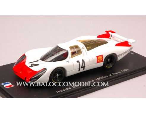 SPARK MODEL SF051 PORSCHE 908 N.14 2nd 1000 KM OF PARIS 1968 ELFORD-LINS 1:43 Modellino