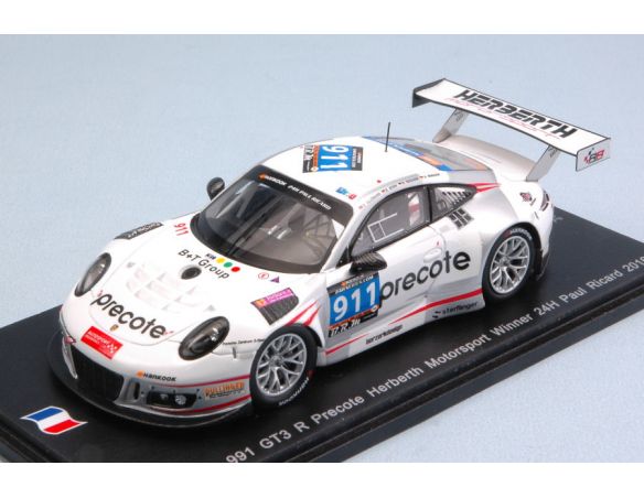 SPARK MODEL SF110 PORSCHE 991 GT3 N.911 WINNER 24 H P.RICARD 2016 ALLEMANN-BOHN-RENAUER-R. Modellino