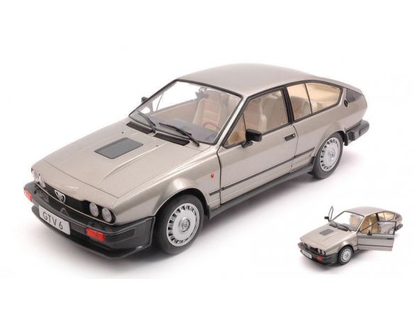 SOLIDO SL1802304 ALFA ROMEO GTV6 1984 SILVERGOLD 1:18 Modellino