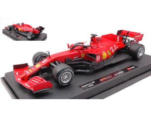 BBURAGO BU16808V FERRARI F1 SEBASTIAN VETTEL 2020 N.5 1:18 Modellino
