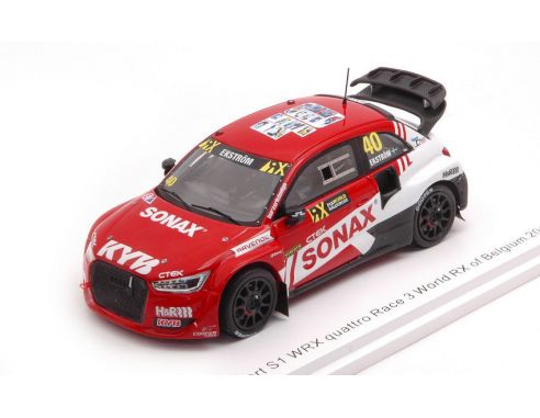 SPARK MODEL S7828 AUDI SPORT S1 WRX N.40 BELGIUM 2019 MATTIAS EKSTROM 1:43 Modellino