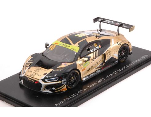 SPARK MODEL SA220 AUDI R8 LMS N.10 FIA GT WORLD CUP MACAU 2019 C.WEERTS 1:43 Modellino