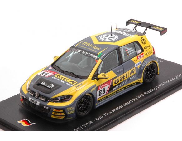 SPARK MODEL SG557 VW GOLF VII GTI N.89 24 H NURBURGR.2019 PREISIG-ASSMANN-SCHREINER 1:43 Modellino