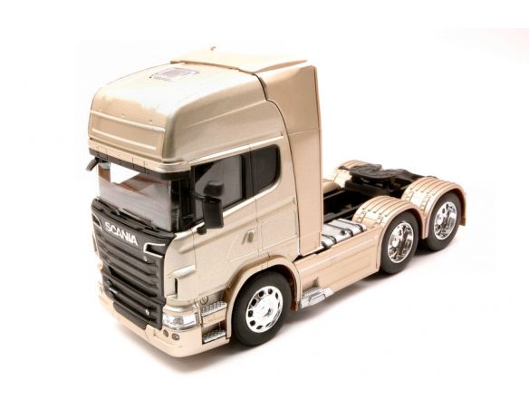 WELLY WE32670LGD SCANIA R730 V8 (6x4) METALLIC BEIGE 1:32 Modellino