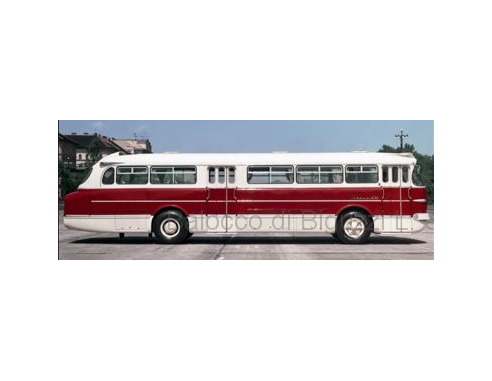 IXO MODEL BUS025LQ IKARUS 66 1972 WHITE/RED 1:43 Modellino