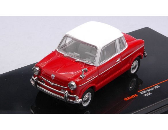 IXO MODEL CLC347N NSU PRINZ 30E 1959 RED-WHITE 1:43 Modellino