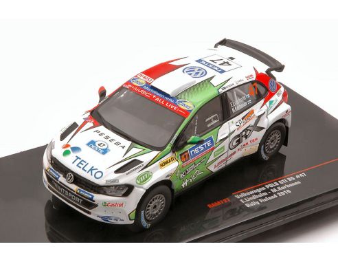 IXO MODEL RAM727 VW POLO GTI R5 WRC N.47 RALLY FINLAND 2019 LINDHOLM-KORHONEN 1:43 Modellino