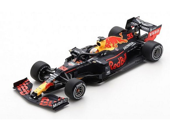 SPARK MODEL S18475 RED BULL RB16 MAX VERSTAPPEN 2020 N.33 BARCELONA TEST 1:18 Modellino