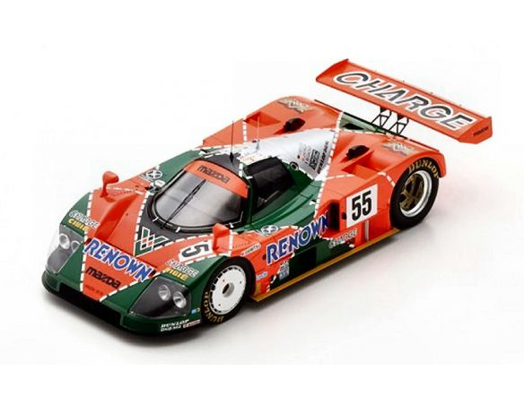 SPARK MODEL S18LM91 MAZDA 787 B N.55 WINNER LM 1991 V.WEIDLER-J.HERBERT-B.GACHOT 1:18 Modellino