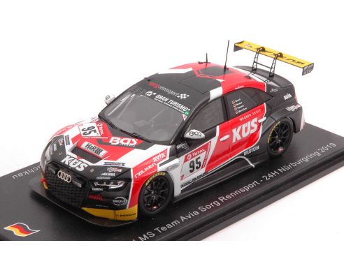 SPARK MODEL SG542 AUDI RS3 N.95 24 H NURB.2019 HAENER-HEWER-SPEICH-WASCHHKAU 1:43 Modellino