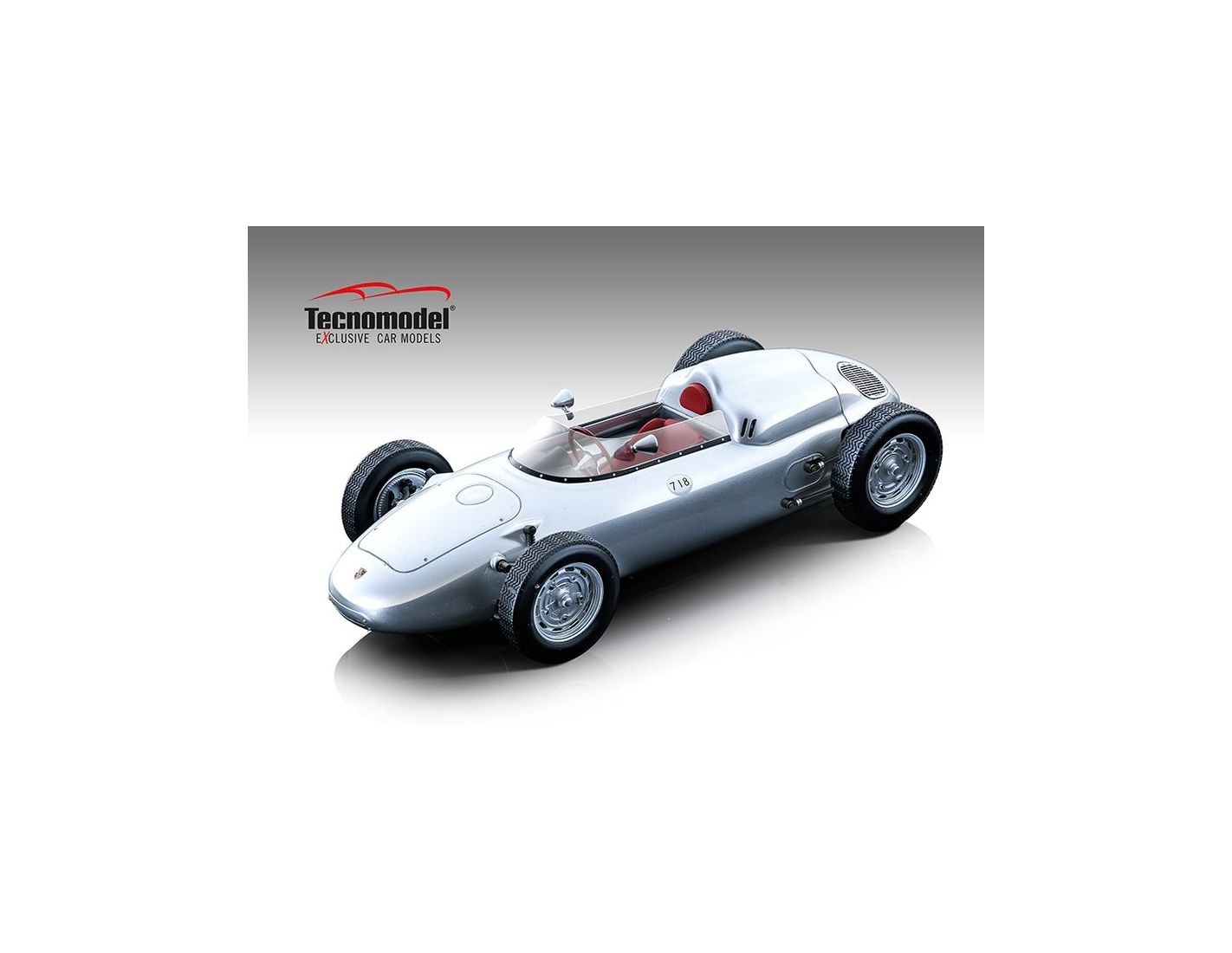 Porsche 718 F2 n° 7 Winner B.A.R.C championship 1960 1/18 Tecnomodel