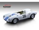 TECNOMODEL TMD18141A PORSCHE 550A N.35 LE MANS 1957 HUGUS/DE BEAUFORT 1:18 Modellino