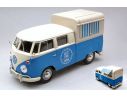 MOTORMAX MTM79576 VW TYPE 2 (T1) 1965 DELIVERY VAN FOOD TRUCK BLUE 1:24 Modellino