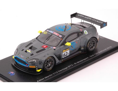 SPARK MODEL AS034 ASTON MARTIN VANTAGE GT3 N.62 2nd 12 H BATH.DENNIS-VAXIVIERE-KIRCHHOFER Modellino