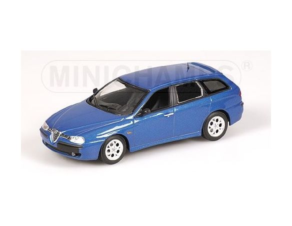 MINICHAMPS 430120715 ALFA ROMEO 156 SPORTWAGON 2001 BLUE Modellino