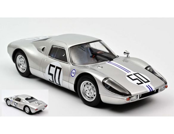NOREV NV187442 PORSCHE 904 GTS AMERICAN CHALLENGE CUP 1964 C.CASSEL 1:18 Modellino