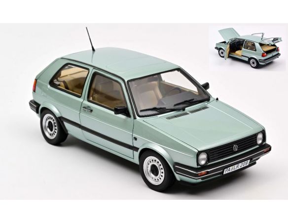 NOREV NV188553 VW GOLF CL 1987 LIGHT GREEN METALLIC 1:18 Modellino
