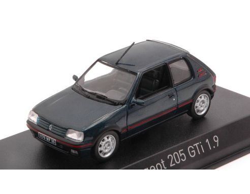 NOREV NV471718 PEUGEOT 205 GTI 1.9 1992 SORRENTO GREEN 1:43 Modellino