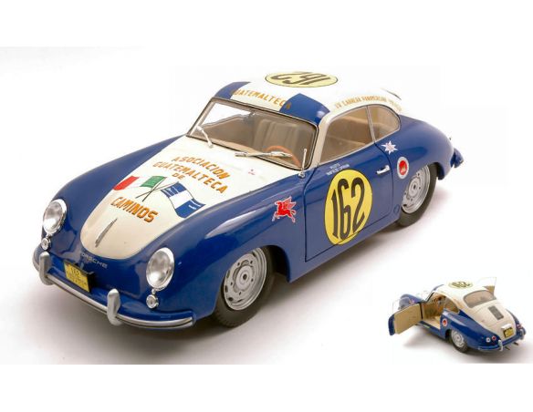 SOLIDO SL1802803 PORSCHE 356 PRE-A N.162 PANAMERICANA RACE 1953 MANFREDO LIPPMANN 1:18 Modellino