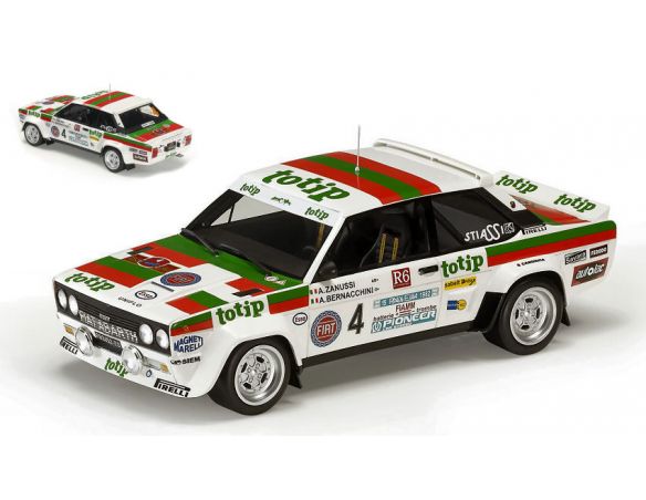 TOPMARQUES TOP43H FIAT 131 ABARTH TOTIP RALLY ELBA 1982 A.ZANUSSI-A.BERNACCHINI 1:18 Modellino