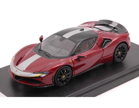 LOOKSMART LS504E FERRARI SF90 STRADALE ROSSO FIORANO-NERO 1:43 Modellino