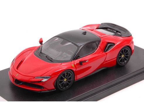 LOOKSMART LS504G FERRARI SF90 STRADALE ROSSO SCUDERIA-NERO 1:43 Modellino