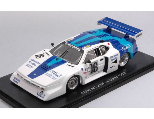 SPARK MODEL S6418 BMW M1 N.16 LM 1979 D.QUESTER-I.GROB-G.EDWARDS 1:43 Modellino