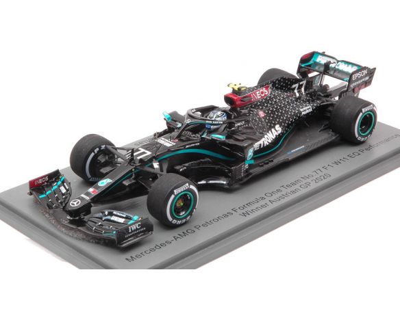 SPARK MODEL S6466 MERCEDES F1 W11 VALTTERI BOTTAS 2020 N.77 WINNER AUSTRIAN GP 1:43 Modellino