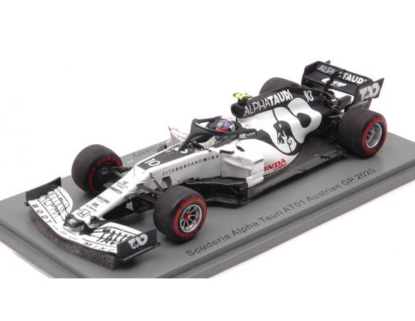 SPARK MODEL S6468 ALPHA TAURI AT01 PIERRE GASLY 2020 N.10 7th AUSTRIAN GP 1:43 Modellino