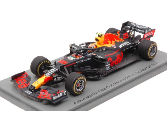 SPARK MODEL S6473 RED BULL ASTON MARTIN RB16 ALEXANDER ALBON 2020 N.23 4th STYRIAN GP 1:43 Modellino
