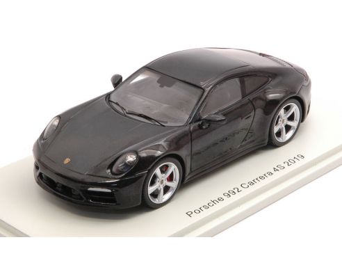 SPARK MODEL S7835 PORSCHE 992 CARRERA 4 S 2019 BLACK 1:43 Modellino