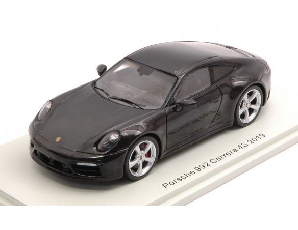 SPARK MODEL S7835 PORSCHE 992 CARRERA 4 S 2019 BLACK 1:43 Modellino