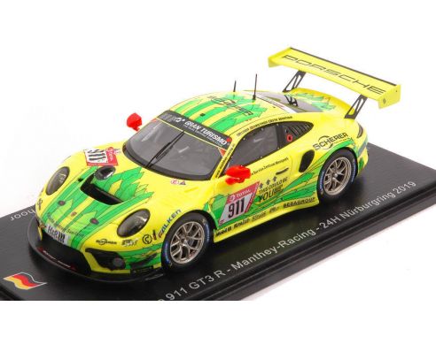 SPARK MODEL SG521 PORSCHE 911 GT3 N.911 24 H NURB.2019 BAMBER-CHRIST.-ESTRE-VANTHOOR 1:43 Modellino