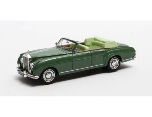 MATRIX SCALE MODELS MX41705-031 ROLLS-ROYCE SILVER CLOUD H.J.MULLINER 4 DOOR CABRIO OPEN 1962 GREEN 1:43 Modellino