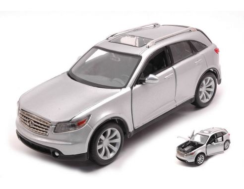 MAISTO MI31994Z INFINITI FX 45 2006 SILVER 1:24 Modellino