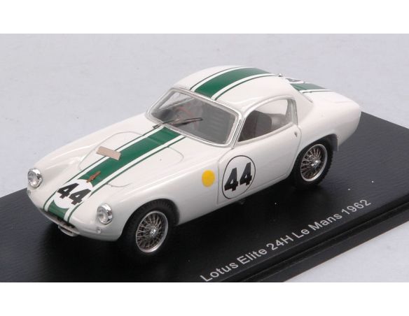 SPARK MODEL S8210 LOTUS ELITE N.44 LM 1962 D.HOBBS-F.GARDNER 1:43 Modellino