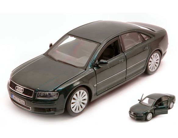 MAISTO MI31971DG AUDI A 8 2003 DARK GREEN 1:24 Modellino
