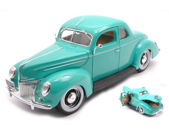 Maisto MI31180T FORD DELUXE COUPE 1939 TURQUOISE 1:18 Modellino