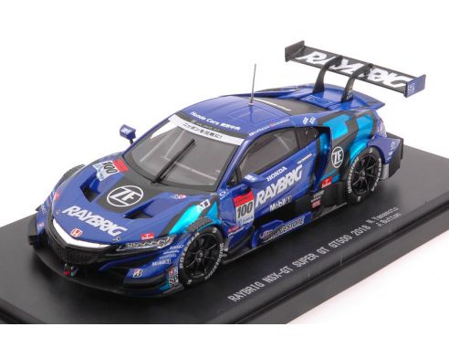 EBBRO EB45628 HONDA RAYBRIG NSX GT N.100 WINNER SUP.GT500 2018 YAMAMOTO-J.BUTTON 1:43 Modellino