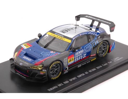 EBBRO EB45666 SUBARU BRZ TEST CAR N.61 SUPER GT300 2018 T.IGUCHI-H.YAMAUCHI 1:43 Modellino