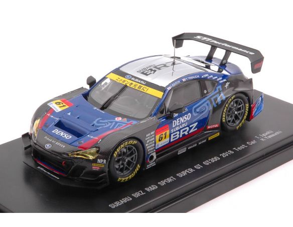 EBBRO EB45666 SUBARU BRZ TEST CAR N.61 SUPER GT300 2018 T.IGUCHI-H.YAMAUCHI 1:43 Modellino