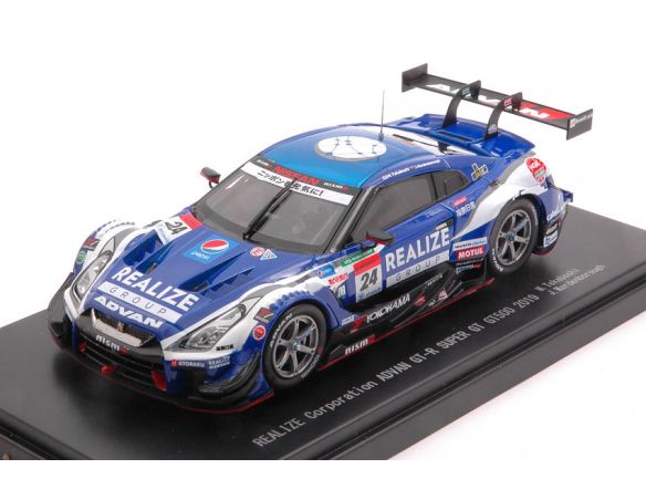 EBBRO EB45717 NISSAN REALIZE GT-R N.24 SUPER GT500 2019 M.TAKABOSHI-J.MARDENBOROUGH Modellino