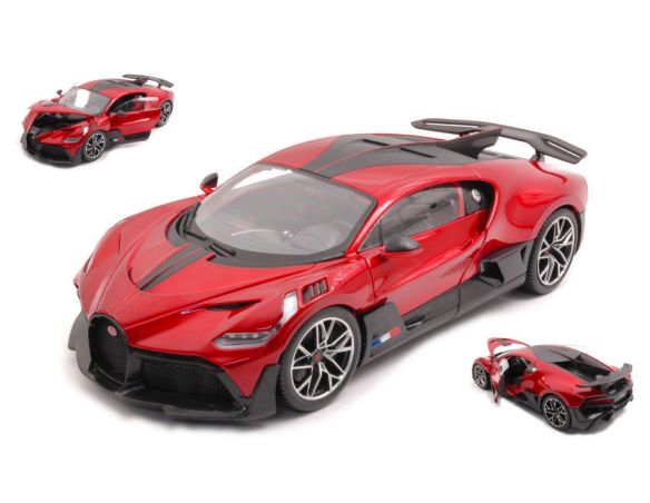 BBURAGO BU11045R BUGATTI DIVO METALLIC RED 1:18 Modellino