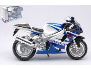 BBURAGO BU51008 SUZUKI GSX-R750 BLUE 1:18 Modellino