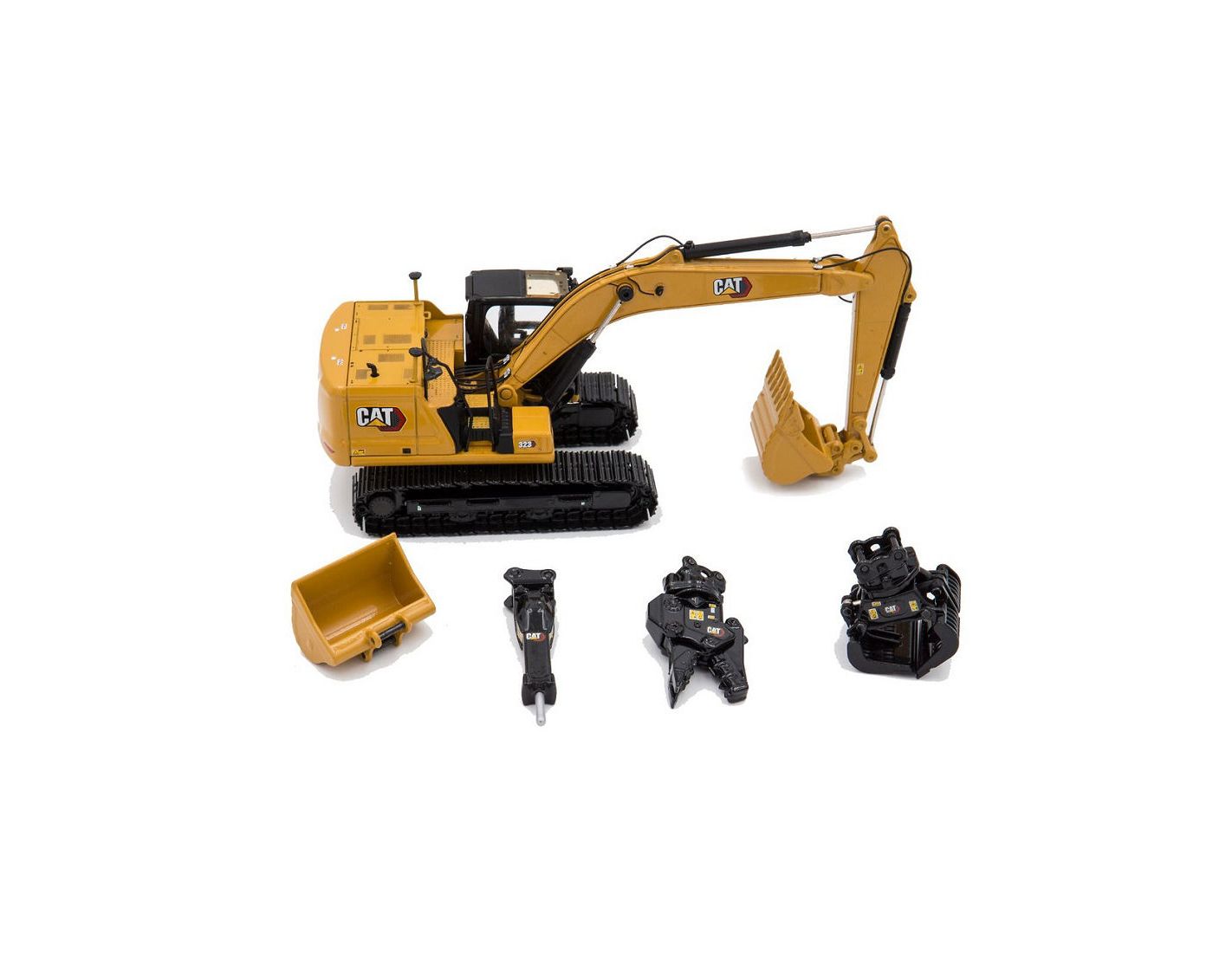 DIECAST MASTER DM85657 CAT 323 HYDRAULIC EXCAVATOR 1:50