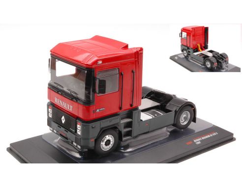 IXO MODEL TR066 RENAULT MAGNUM AE 420 Ti RED 1992 1:43 Modellino