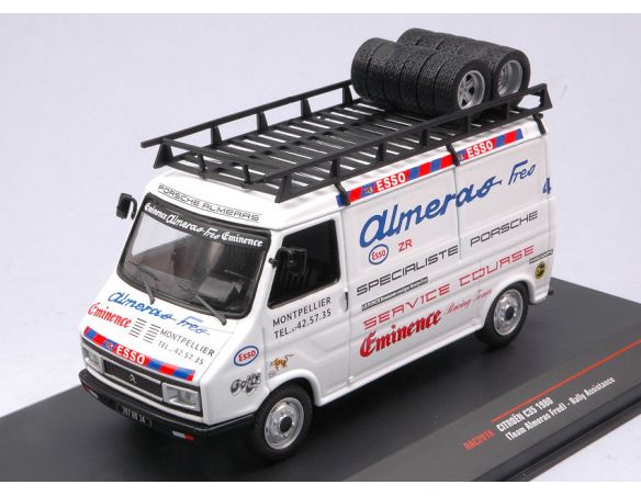 IXO MODEL RAC291X CITROEN C 35 ALMERAS FRES 1980  ASSISTANCE W/ROOF RACK 1:43 Modellino